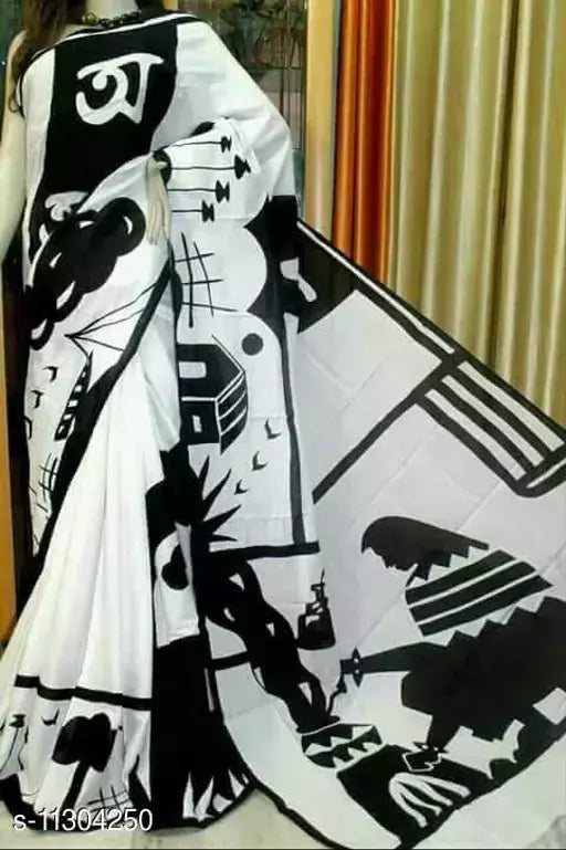 Pure Cotton Mulmul Saree