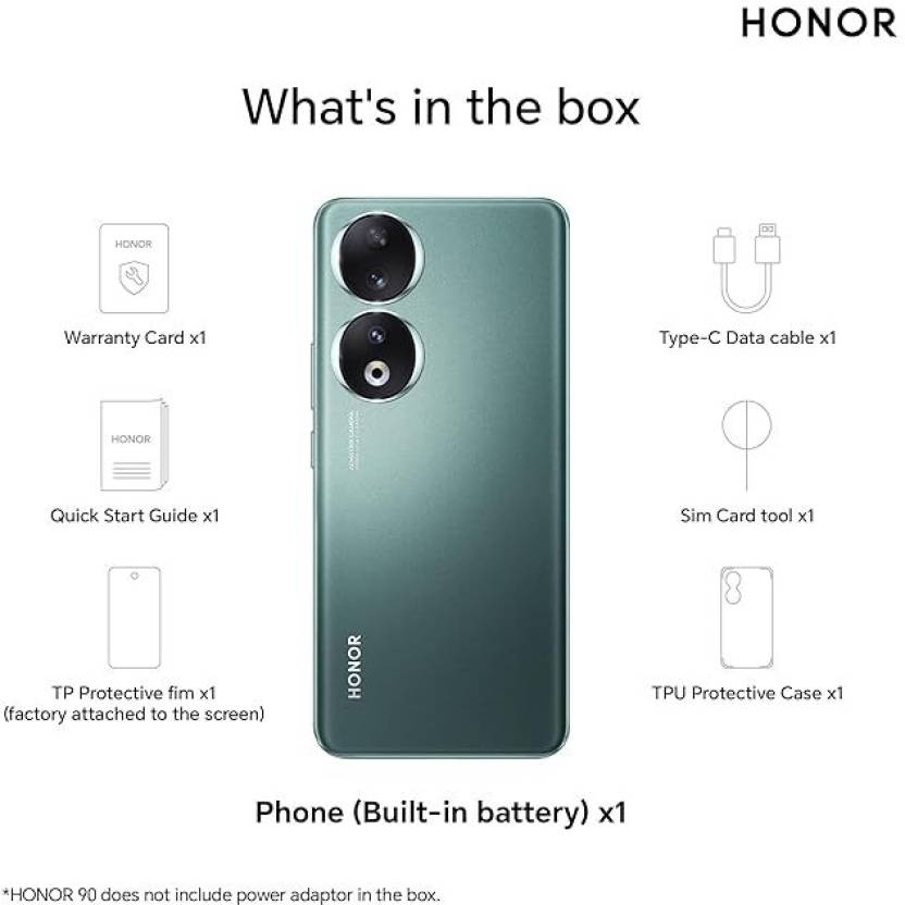 Honor 90 5G (Emerald Green, 512 GB)  (12 GB RAM)