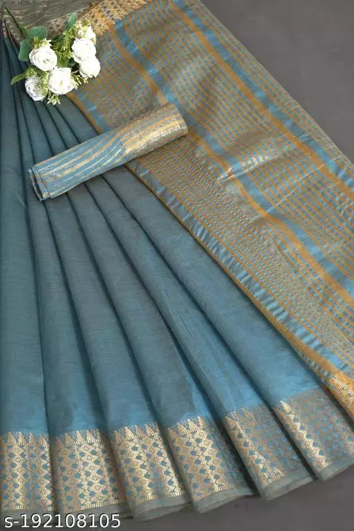 kanchipuram pure ASSAM banarasi cotton silk saree