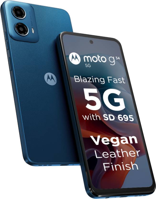 Motorola G34 5G (Ocean Green, 128 GB)  (4 GB RAM)