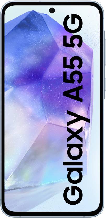 SAMSUNG Galaxy A55 5G (Awesome Iceblue, 128 GB)  (8 GB RAM)