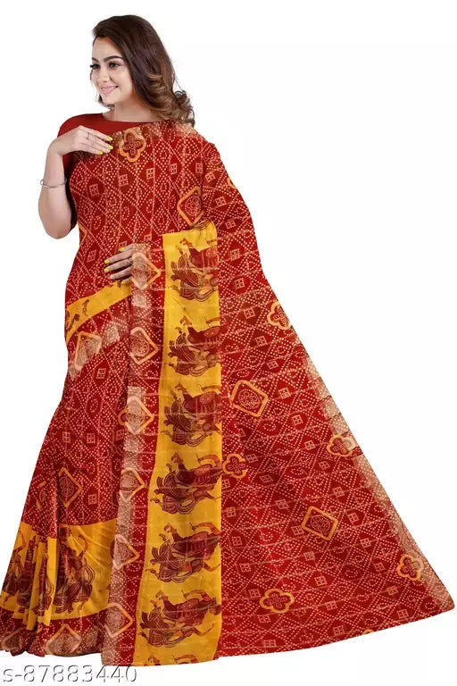 Pure Cotton Daily Wear Saree without Blouse