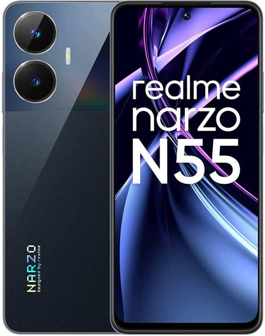 realme Narzo N55 (Prime Black, 128 GB)  (6 GB RAM)