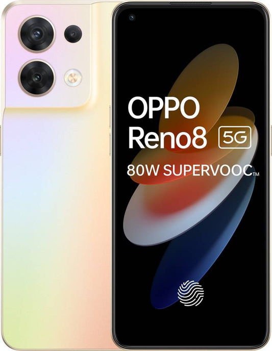 OPPO Reno8 5G (Shimmer Gold, 128 GB)  (8 GB RAM)