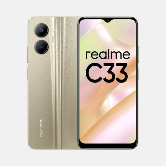 realme C33 2023 (Sandy Gold, 128 GB)  (4 GB RAM)