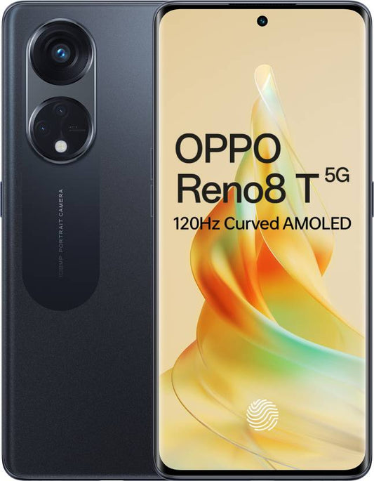 OPPO Reno8T 5G (Midnight Black, 128 GB)  (8 GB RAM)