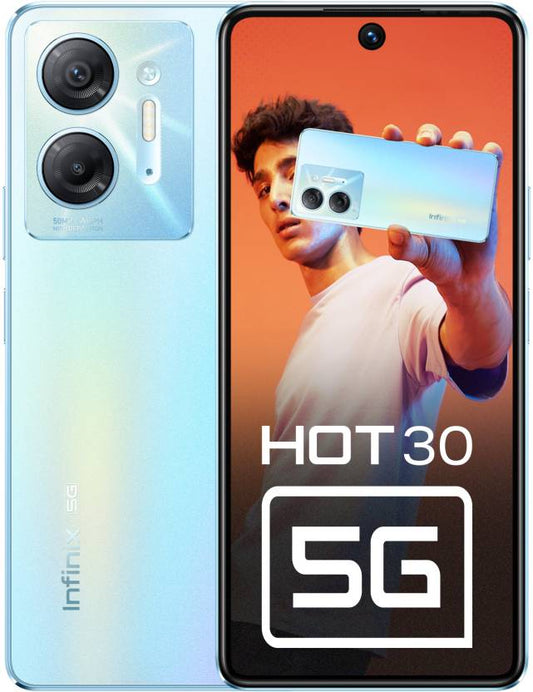 Infinix HOT 30 5G (Aurora Blue, 128 GB)  (4 GB RAM)