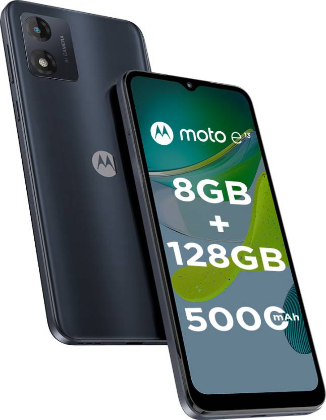 Motorola e13 (Cosmic Black, 128 GB)  (8 GB RAM)