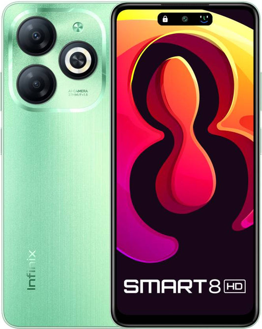 Infinix SMART 8 HD (Crystal Green, 64 GB)  (3 GB RAM)