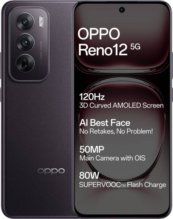 OPPO Reno 12 5G (Matte Brown, 256 GB)  (8 GB RAM)