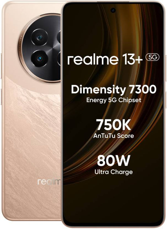 realme 13+ 5G (Victory Gold, 256 GB)  (12 GB RAM)