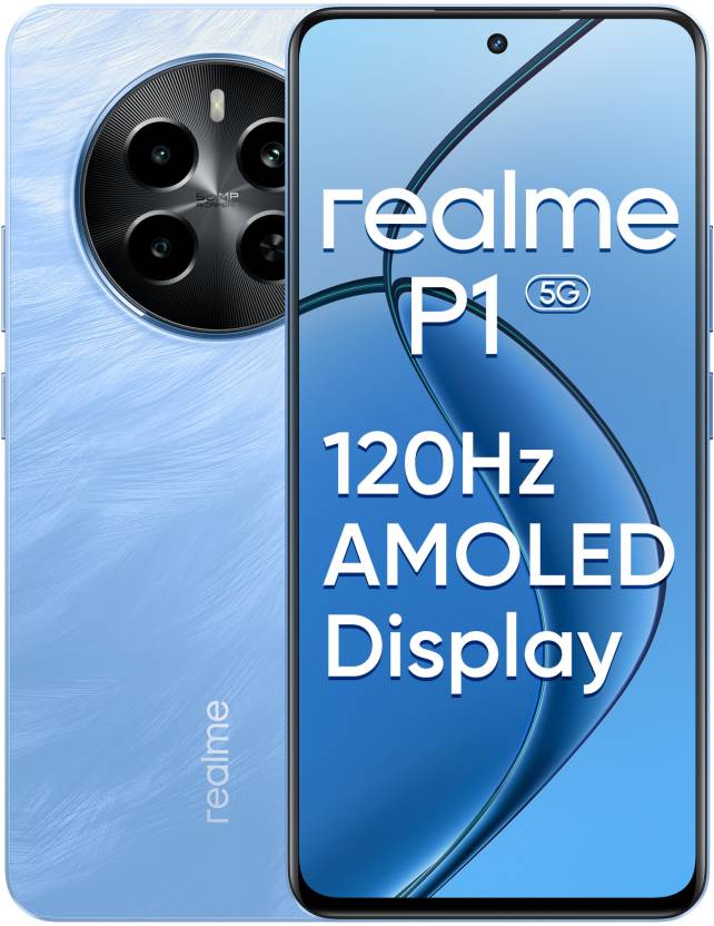 realme P1 5G (Feather Blue, 128 GB)  (6 GB RAM)