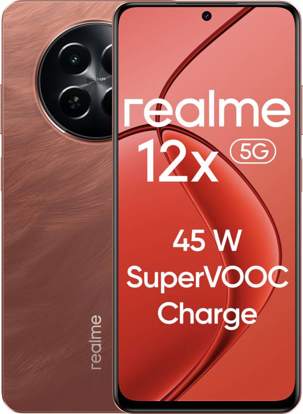 realme 12x 5G (Coral Red, 128 GB)  (8 GB RAM)