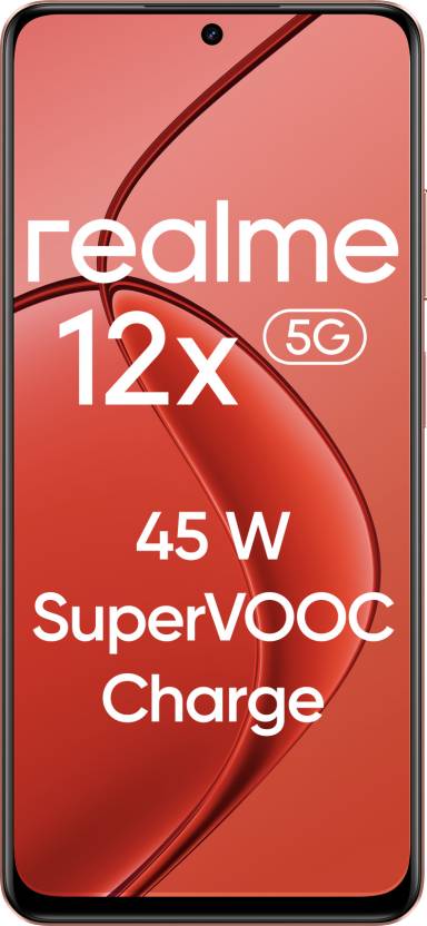 realme 12x 5G (Coral Red, 128 GB)  (8 GB RAM)