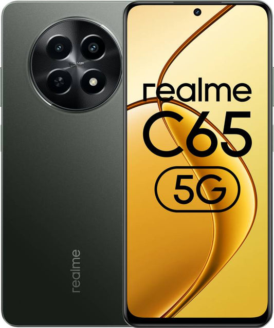 realme C65 5G (Glowing Black, 128 GB)  (4 GB RAM)