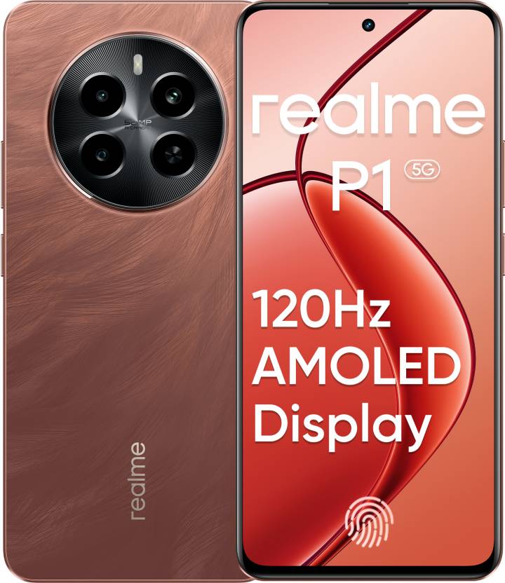 realme P1 5G (Phoenix Red, 128 GB)  (6 GB RAM)