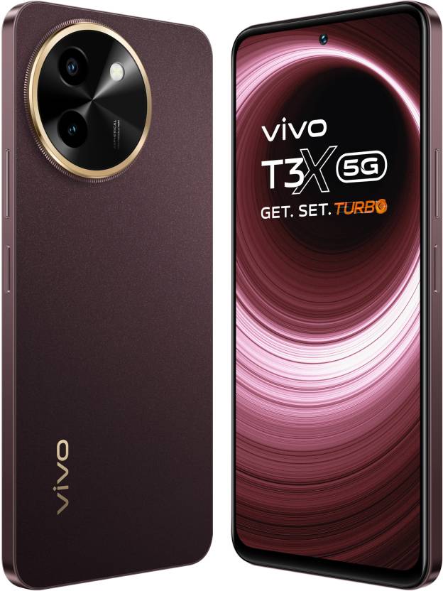 vivo T3x 5G (Crimson Bliss, 128 GB)  (6 GB RAM)