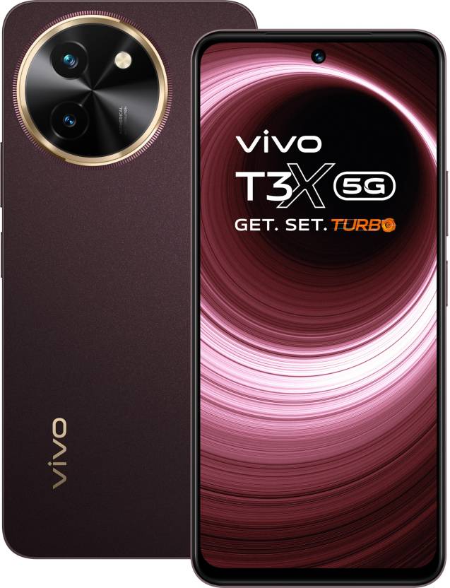 vivo T3x 5G (Crimson Bliss, 128 GB)  (6 GB RAM)