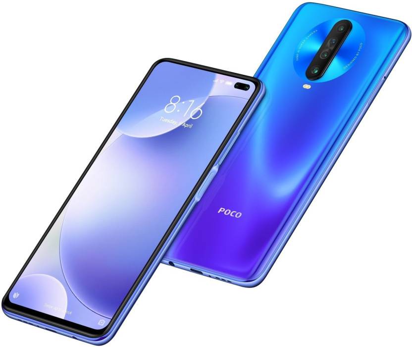 POCO X2 (Atlantis Blue, 128 GB)  (6 GB RAM)