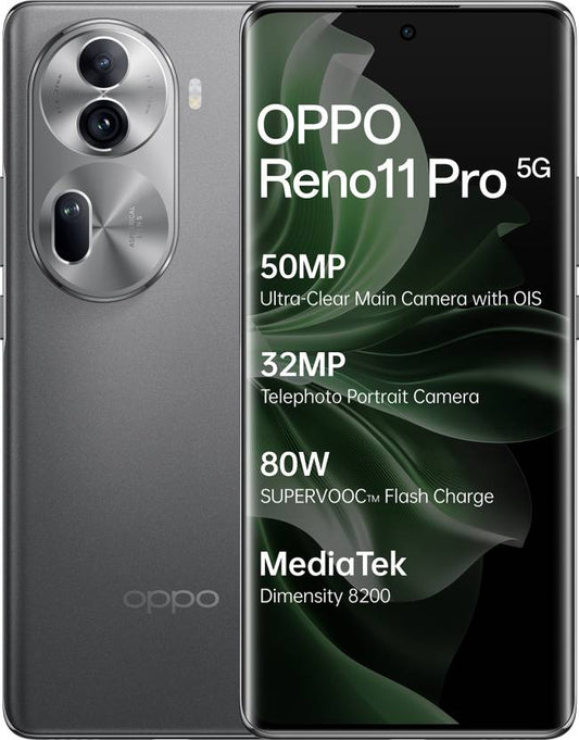 OPPO Reno11 Pro 5G (Rock Grey, 256 GB)  (12 GB RAM)