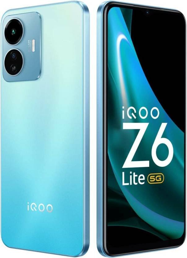 IQOO Z6 Lite 5G (With Charger) (Stellar Green, 128 GB)  (6 GB RAM)